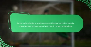 Spread-vaihtoehtojen muodostaminen: Kaksoisuhka-pelinrakentaja, reuna-juoksut, vaihtoehtoiset lukemiset 6-hengen jalkapallossa